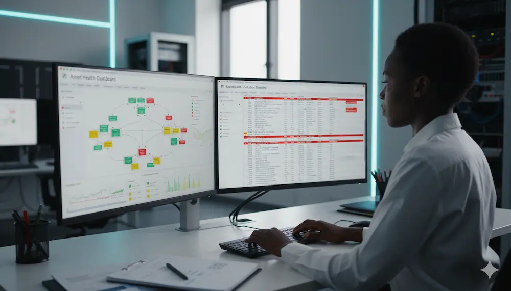 Security operations center monitoring OT systems