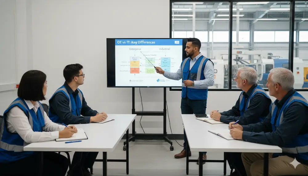 OT security training session with engineers